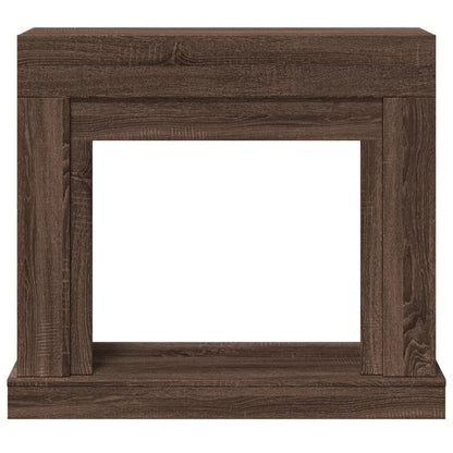 vidaXL Fireplace Surround Brown Oak 100x30x87.5 cm Engineered Wood