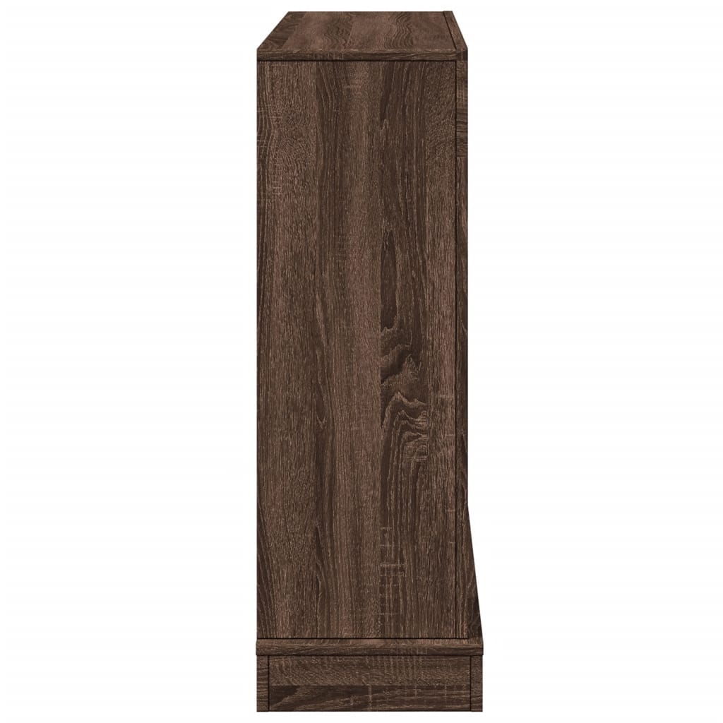 vidaXL Fireplace Surround Brown Oak 100x30x87.5 cm Engineered Wood