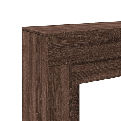 vidaXL Fireplace Surround Brown Oak 100x30x87.5 cm Engineered Wood