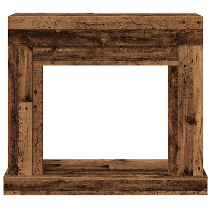 vidaXL Fireplace Surround Old Wood 100x30x87,5 cm Engineered Wood