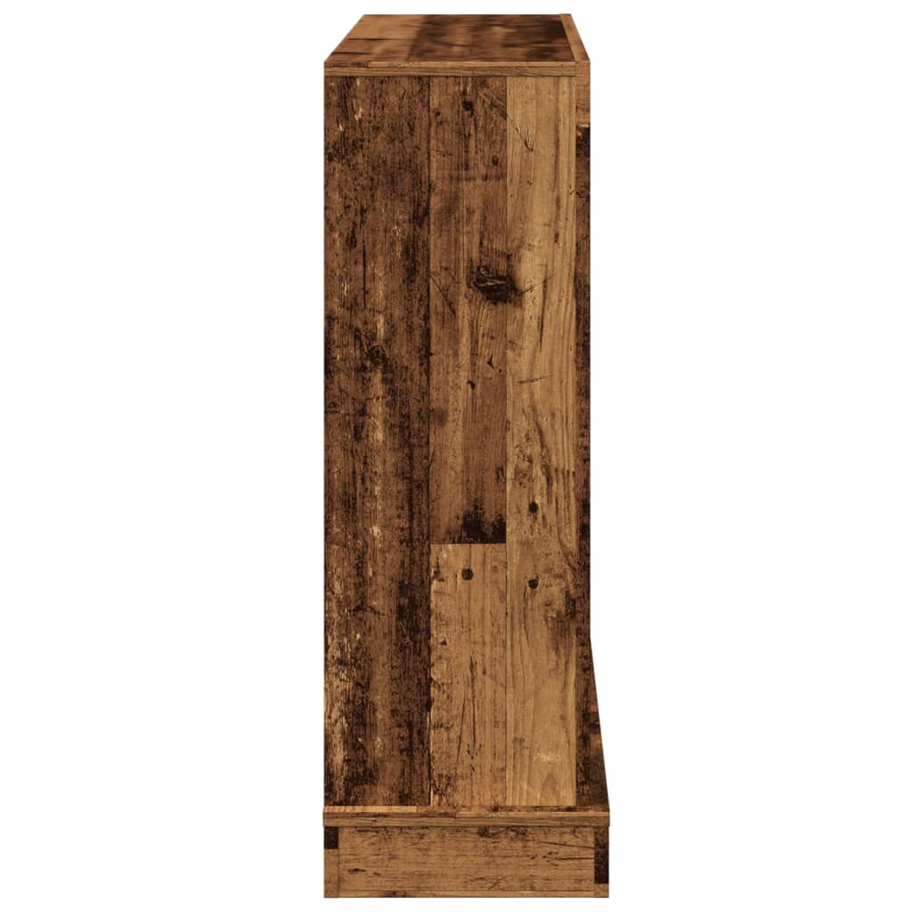 vidaXL Fireplace Surround Old Wood 100x30x87,5 cm Engineered Wood