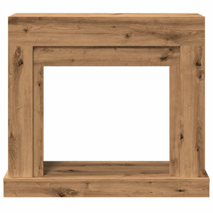 vidaXL Fireplace Surround Artisan Oak 100x30x87,5 cm Engineered Wood