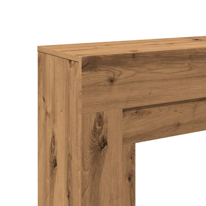 vidaXL Fireplace Surround Artisan Oak 100x30x87.5 cm Engineered Wood
