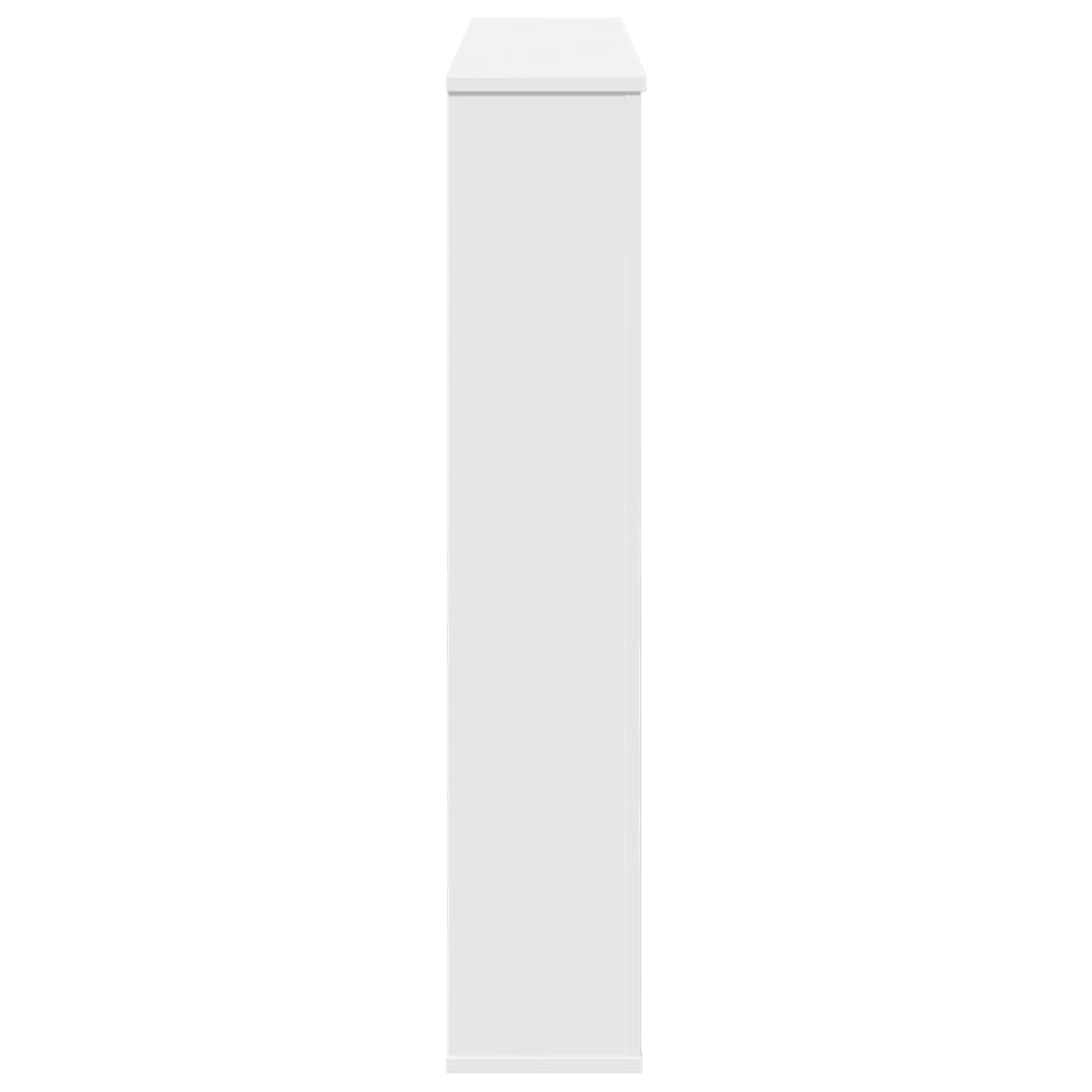 vidaXL Fireplace Surround White 100x20x100 cm Engineered Wood