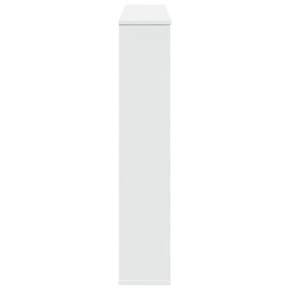 vidaXL Fireplace Surround White 100x20x100 cm Engineered Wood