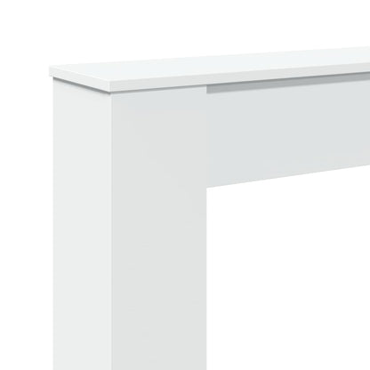 vidaXL Fireplace Surround White 100x20x100 cm Engineered Wood