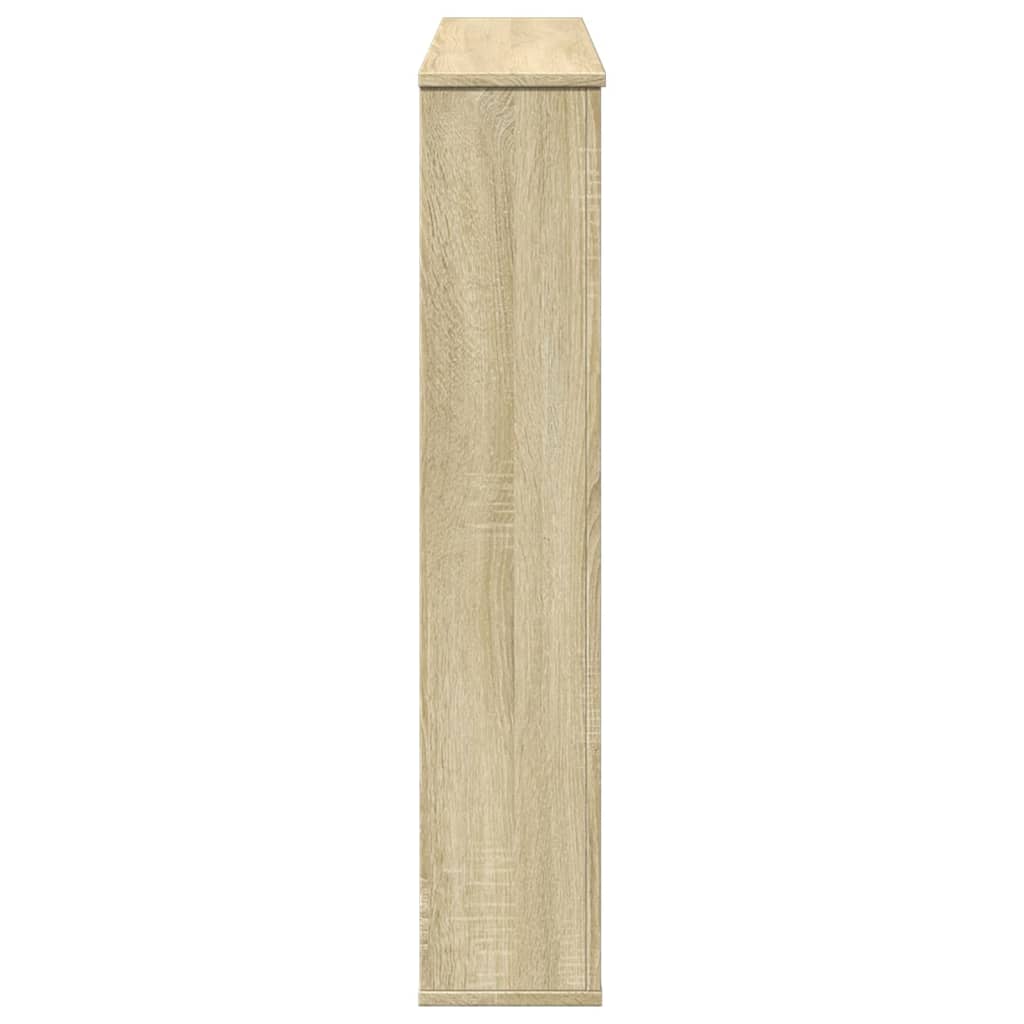 vidaXL Fireplace Surround Sonoma Oak 100x20x100 cm Engineered Wood