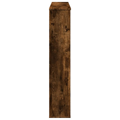 vidaXL Fireplace Surround Smoked Oak 100x20x100 cm Engineered Wood