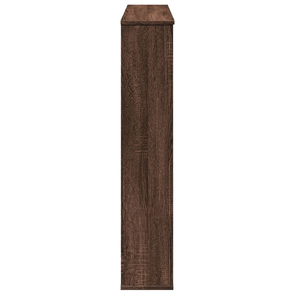 vidaXL Fireplace Surround Brown Oak 100x20x100 cm Engineered Wood
