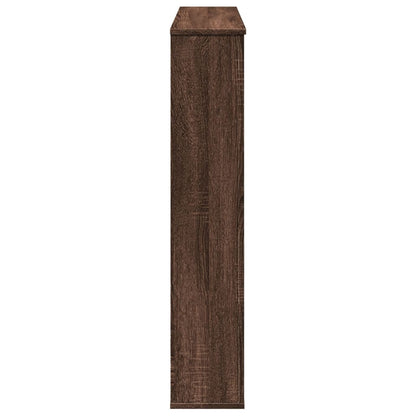 vidaXL Fireplace Surround Brown Oak 100x20x100 cm Engineered Wood