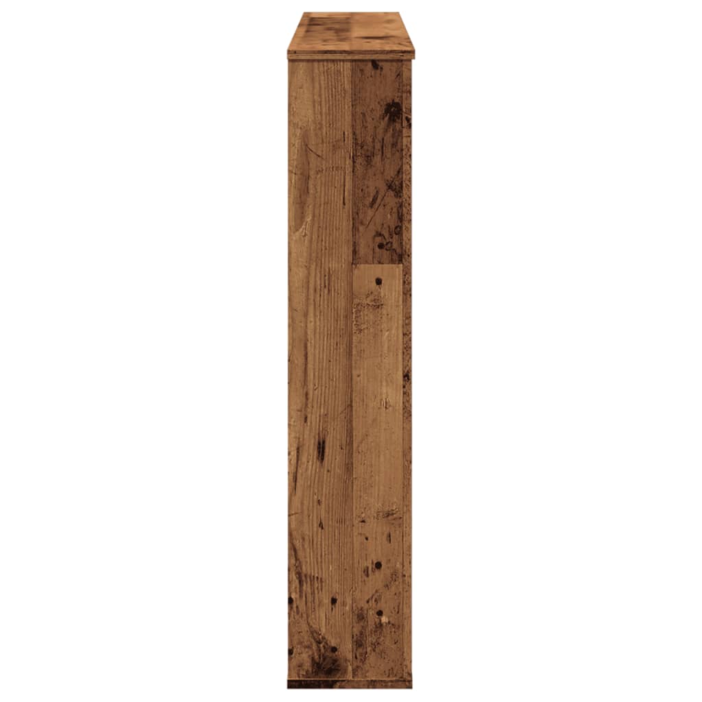 vidaXL Fireplace Surround Old Wood 100x20x100 cm Engineered Wood