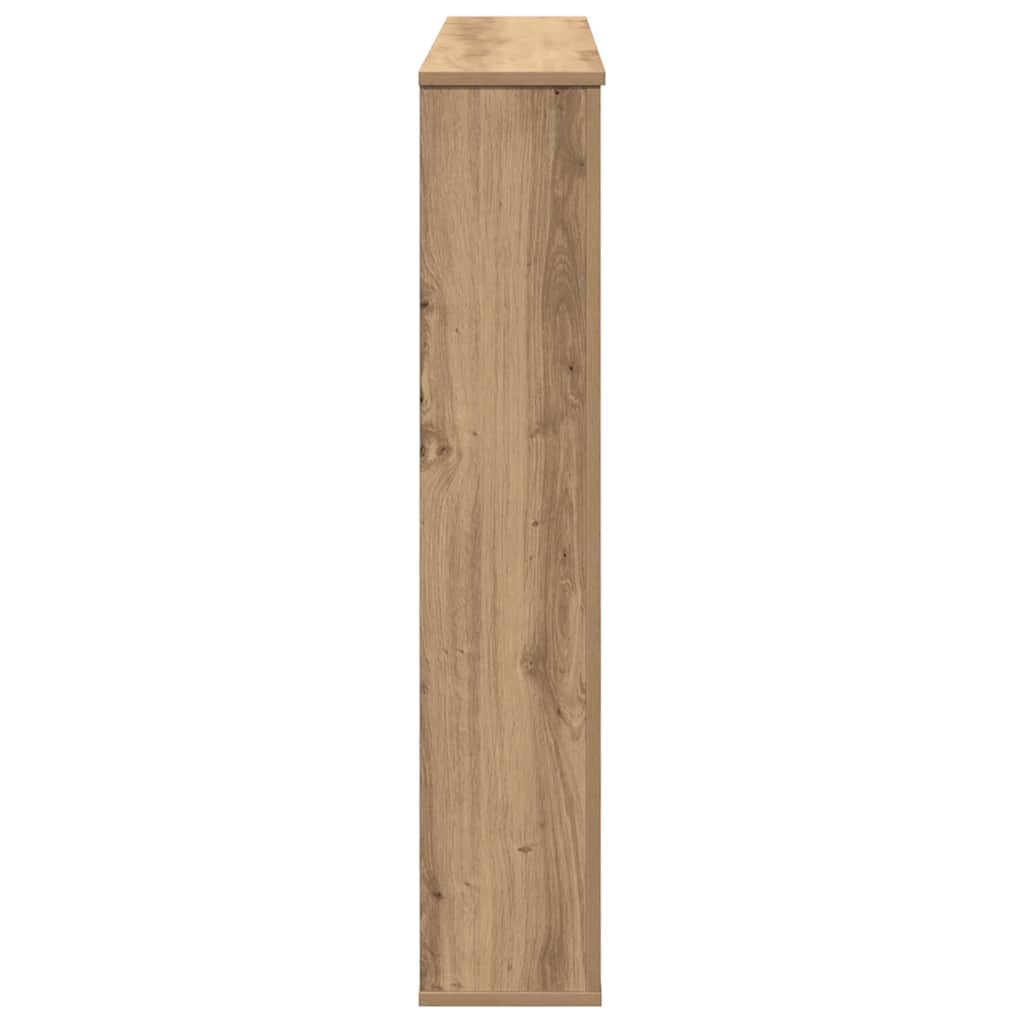 vidaXL Fireplace Surround Artisan Oak 100x20x100 cm Engineered Wood
