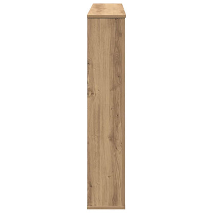 vidaXL Fireplace Surround Artisan Oak 100x20x100 cm Engineered Wood