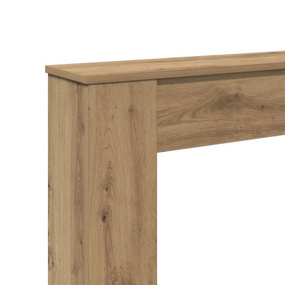 vidaXL Fireplace Surround Artisan Oak 100x20x100 cm Engineered Wood