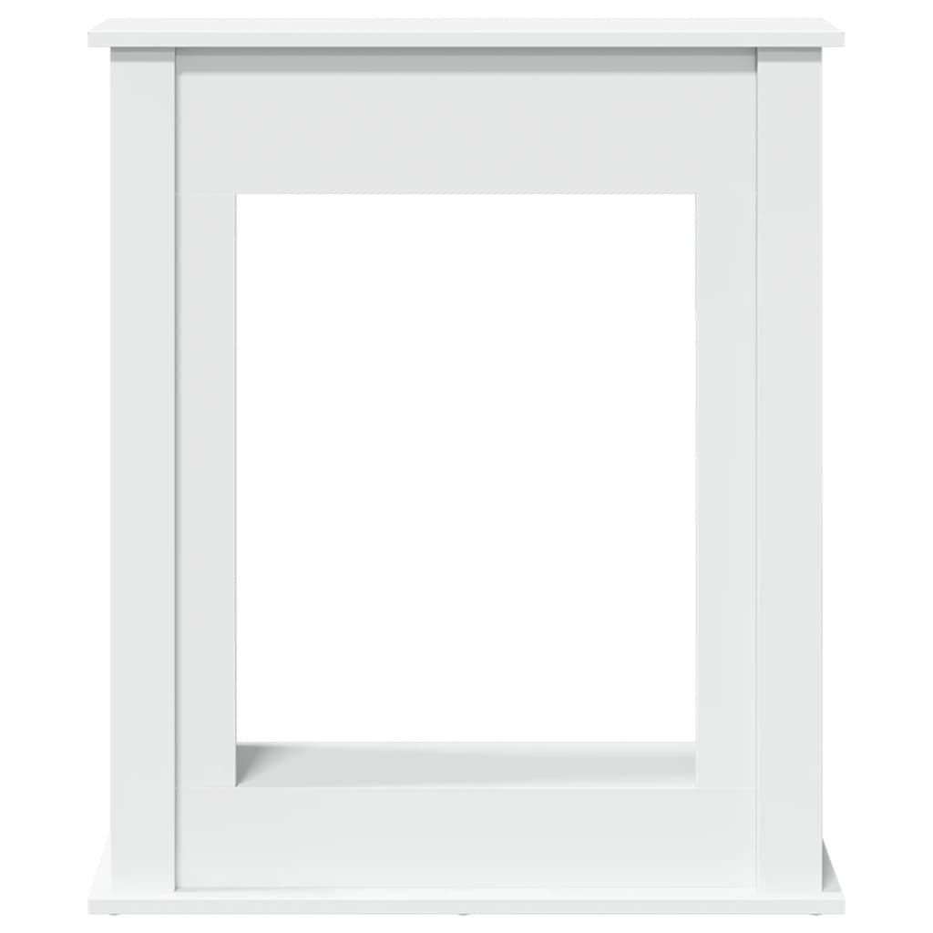 vidaXL Fireplace Surround White 75x20x87,5 cm Engineered Wood