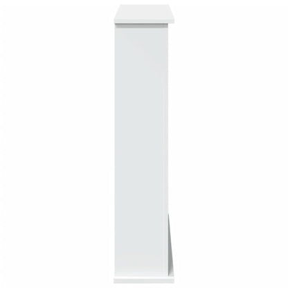 vidaXL Fireplace Surround White 75x20x87,5 cm Engineered Wood