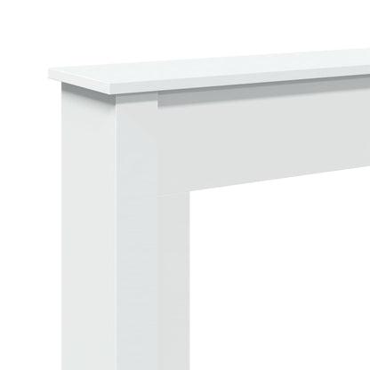 vidaXL Fireplace Surround White 75x20x87.5 cm Engineered Wood