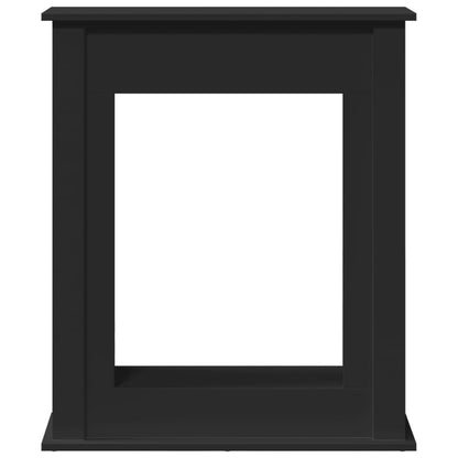 vidaXL Fireplace Surround Black 75x20x87.5 cm Engineered Wood