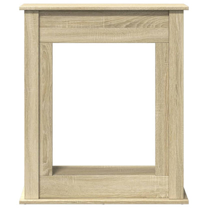 vidaXL Fireplace Surround Sonoma Oak 75x20x87,5 cm Engineered Wood