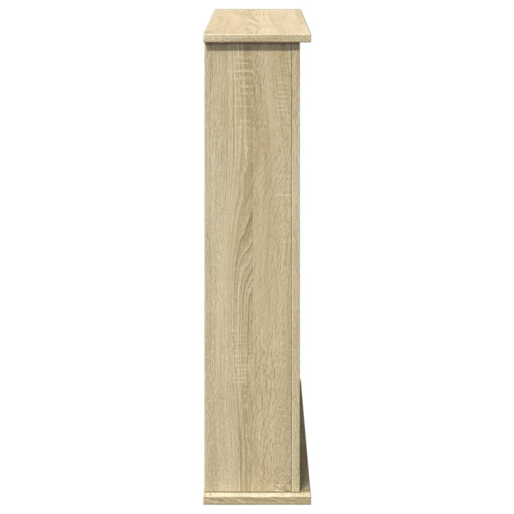 vidaXL Fireplace Surround Sonoma Oak 75x20x87.5 cm Engineered Wood