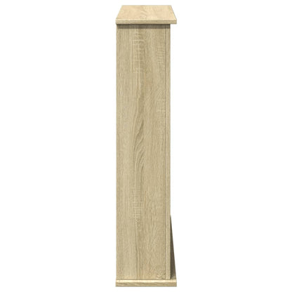vidaXL Fireplace Surround Sonoma Oak 75x20x87,5 cm Engineered Wood