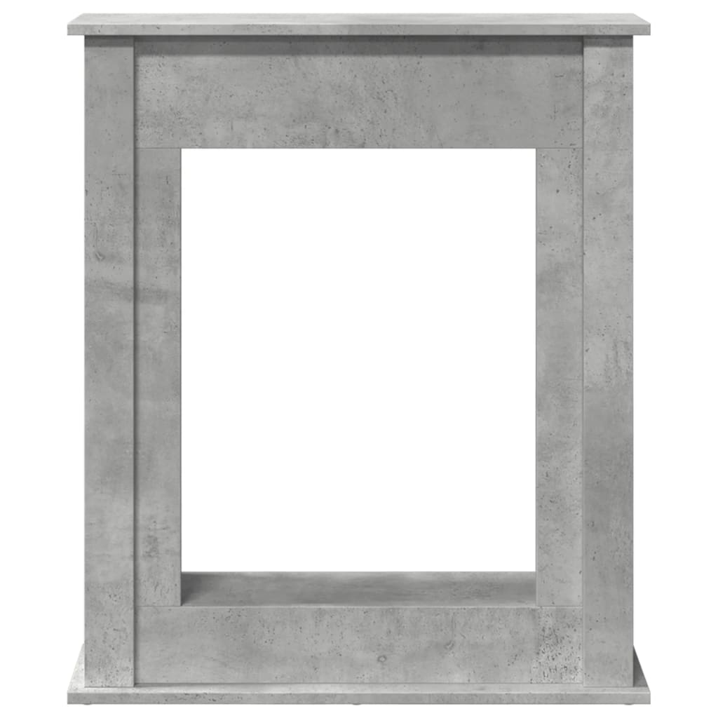 vidaXL Fireplace Surround Concrete Grey 75x20x87.5 cm Engineered Wood