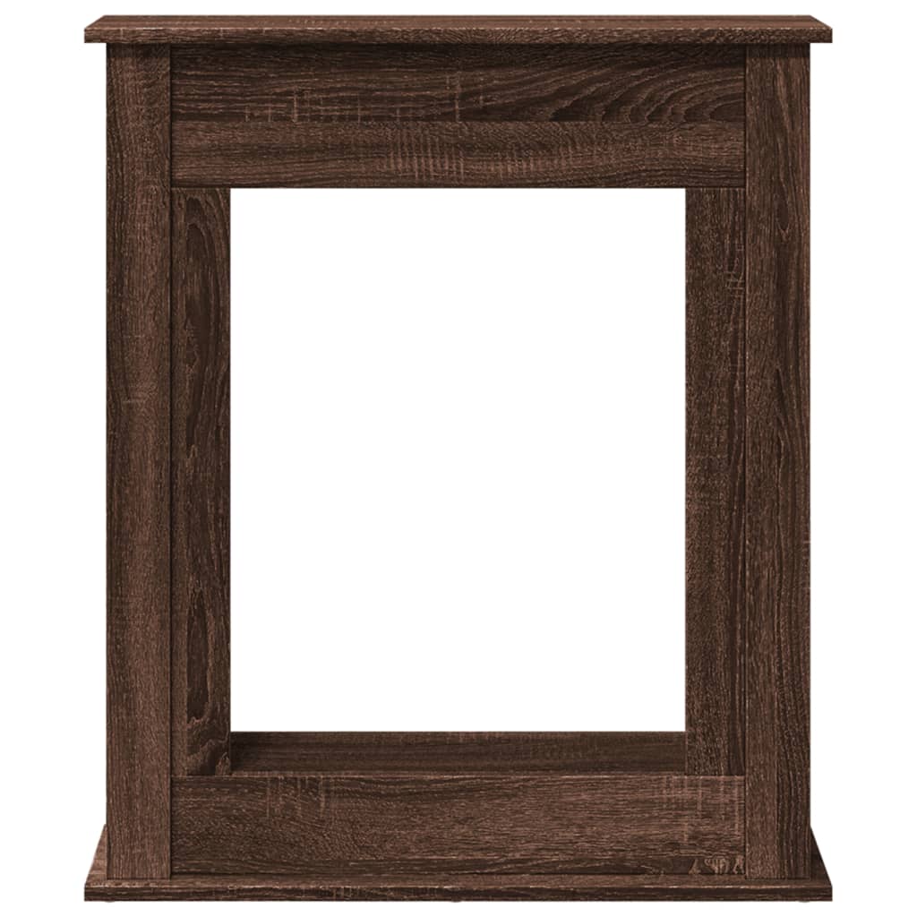 vidaXL Fireplace Surround Brown Oak 75x20x87,5 cm Engineered Wood
