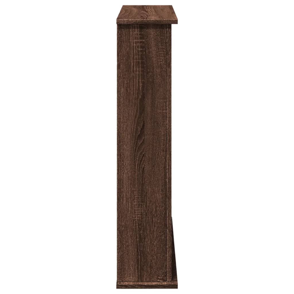 vidaXL Fireplace Surround Brown Oak 75x20x87.5 cm Engineered Wood