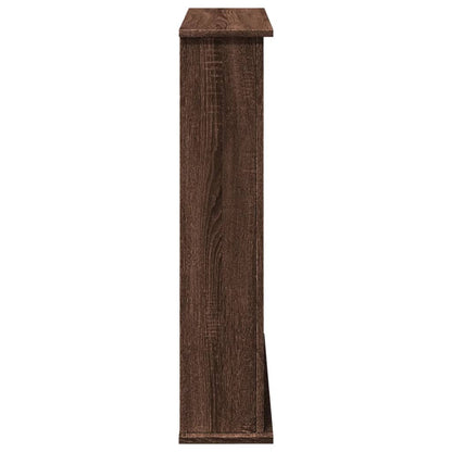 vidaXL Fireplace Surround Brown Oak 75x20x87,5 cm Engineered Wood