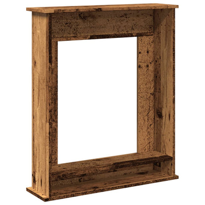 vidaXL Fireplace Surround Old Wood 75x20x87.5 cm Engineered Wood