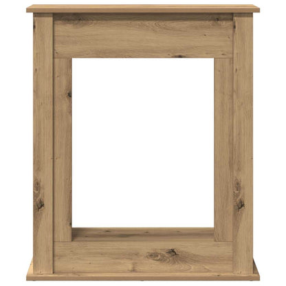vidaXL Fireplace Surround Artisan Oak 75x20x87,5 cm Engineered Wood