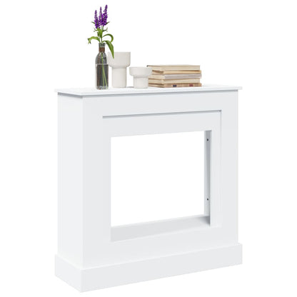 vidaXL Fireplace Surround White 90x30x90 cm Engineered Wood