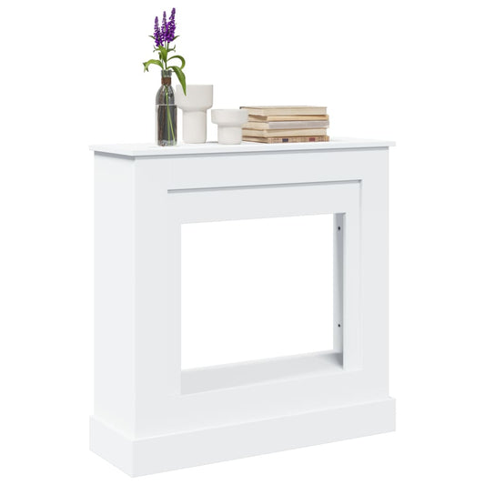 vidaXL Fireplace Surround White 90x30x90 cm Engineered Wood