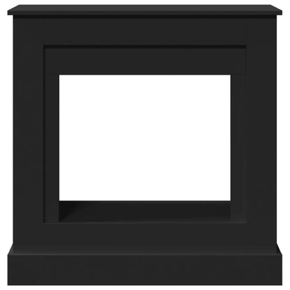 vidaXL Fireplace Surround Black 90x30x90 cm Engineered Wood