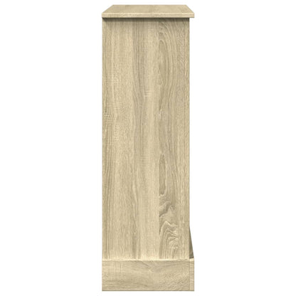 vidaXL Fireplace Surround Sonoma Oak 90x30x90 cm Engineered Wood