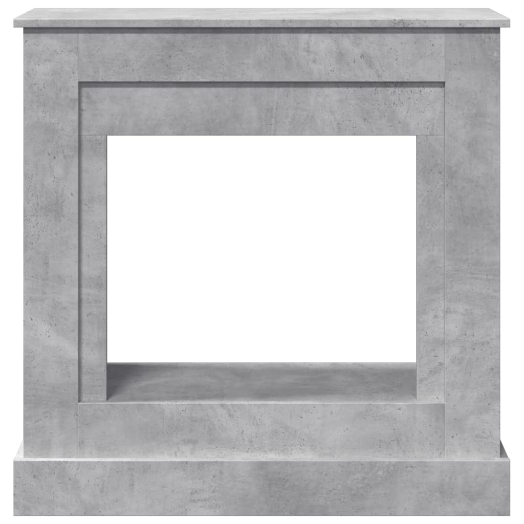 vidaXL Fireplace Surround Concrete Grey 90x30x90 cm Engineered Wood