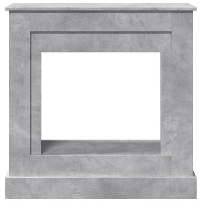 vidaXL Fireplace Surround Concrete Grey 90x30x90 cm Engineered Wood