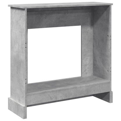 vidaXL Fireplace Surround Concrete Grey 90x30x90 cm Engineered Wood