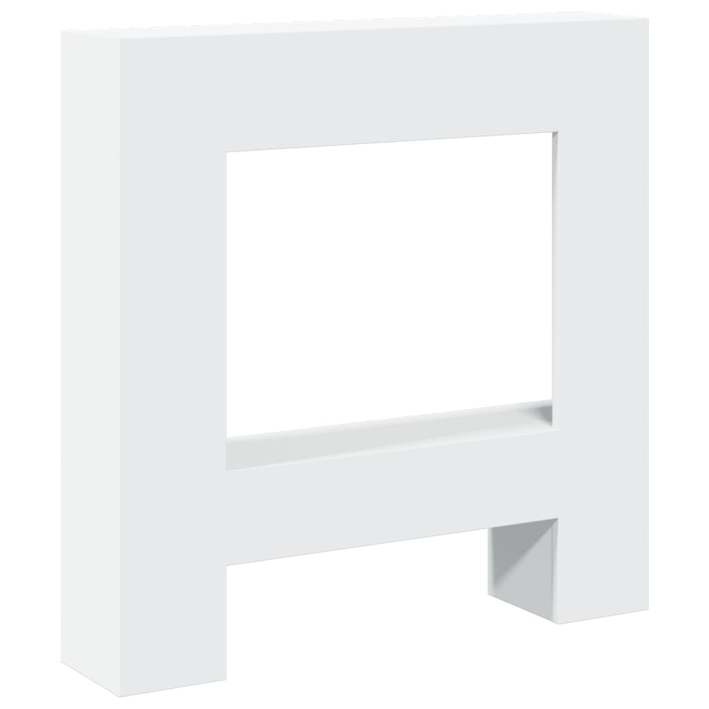 vidaXL Fireplace Surround White 81x18x82 cm Engineered Wood