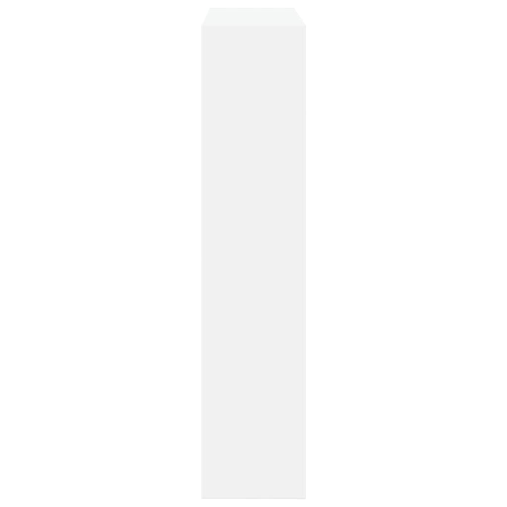 vidaXL Fireplace Surround White 81x18x82 cm Engineered Wood