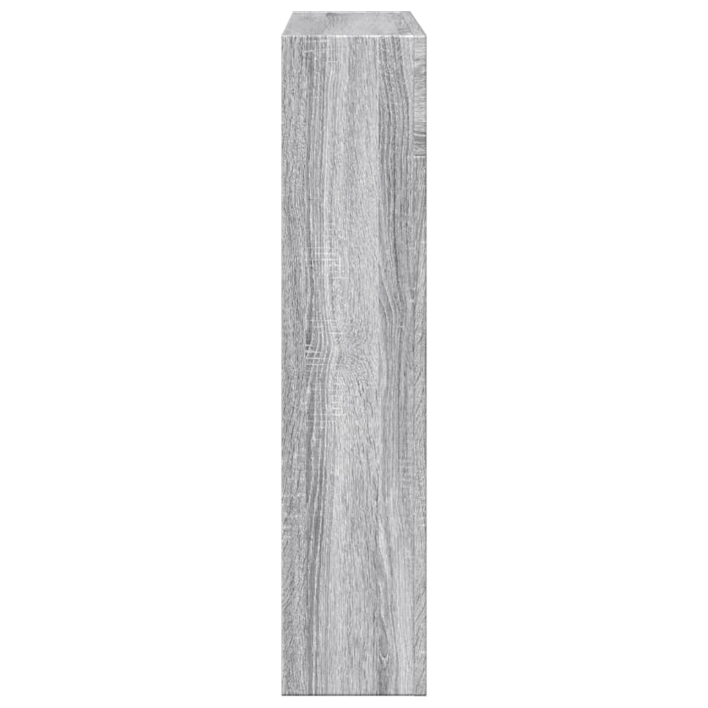 vidaXL Fireplace Surround Grey Sonoma 81x18x82 cm Engineered Wood