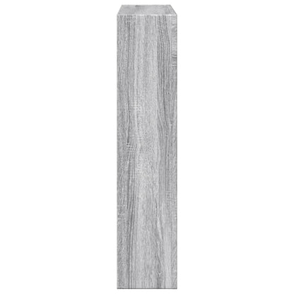 vidaXL Fireplace Surround Grey Sonoma 81x18x82 cm Engineered Wood