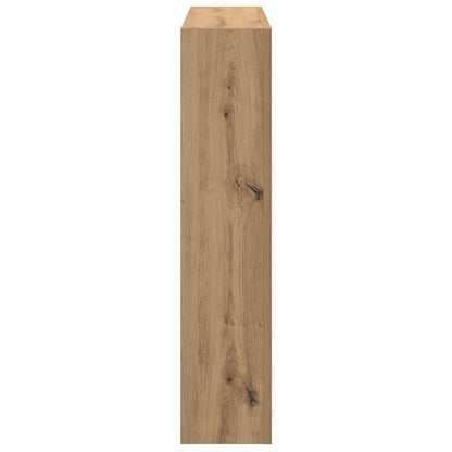 vidaXL Fireplace Surround Artisan Oak 81x18x82 cm Engineered Wood