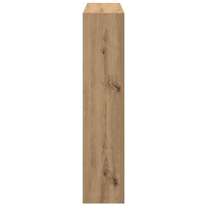 vidaXL Fireplace Surround Artisan Oak 81x18x82 cm Engineered Wood