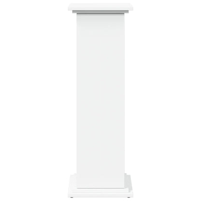 vidaXL Display Stand with Storage White 31x30x90 cm Engineered Wood