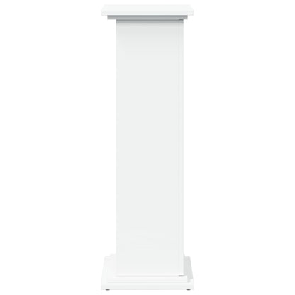 vidaXL Display Stand with Storage White 31x30x90 cm Engineered Wood