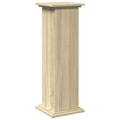 vidaXL Display Stand with Storage Sonoma Oak 31x30x90 cm