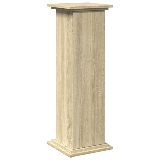 vidaXL Display Stand with Storage Sonoma Oak 31x30x90 cm