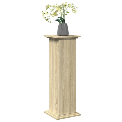 vidaXL Display Stand with Storage Sonoma Oak 31x30x90 cm