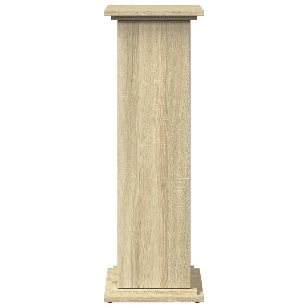 vidaXL Display Stand with Storage Sonoma Oak 31x30x90 cm